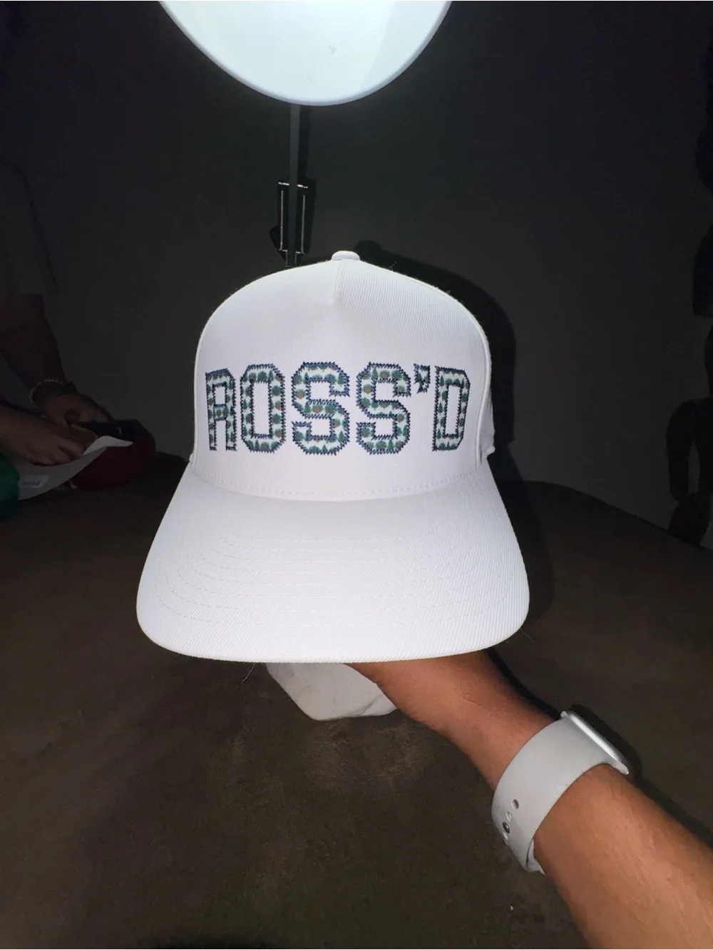 G/FORE “ROSS’D” White Snapback Golf Hat